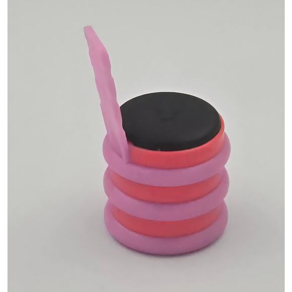 Pink Striped Barrel Shaped Chair Accessory for MGA LOL Surprise OMG Doll House - Picture 4 of 8